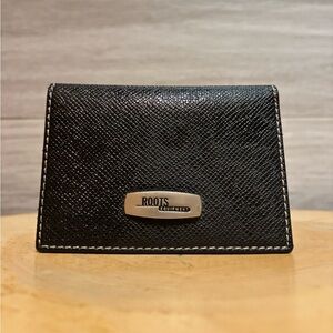 3/30$ Roots wallet/ card holder black